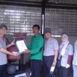 peresmian green house oleh Rektor TEL U